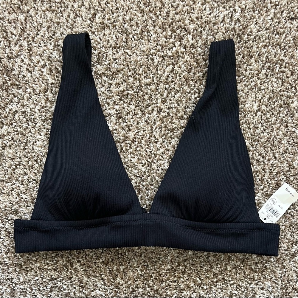 Black Aerie Triangle Bikini Top :: Size M
